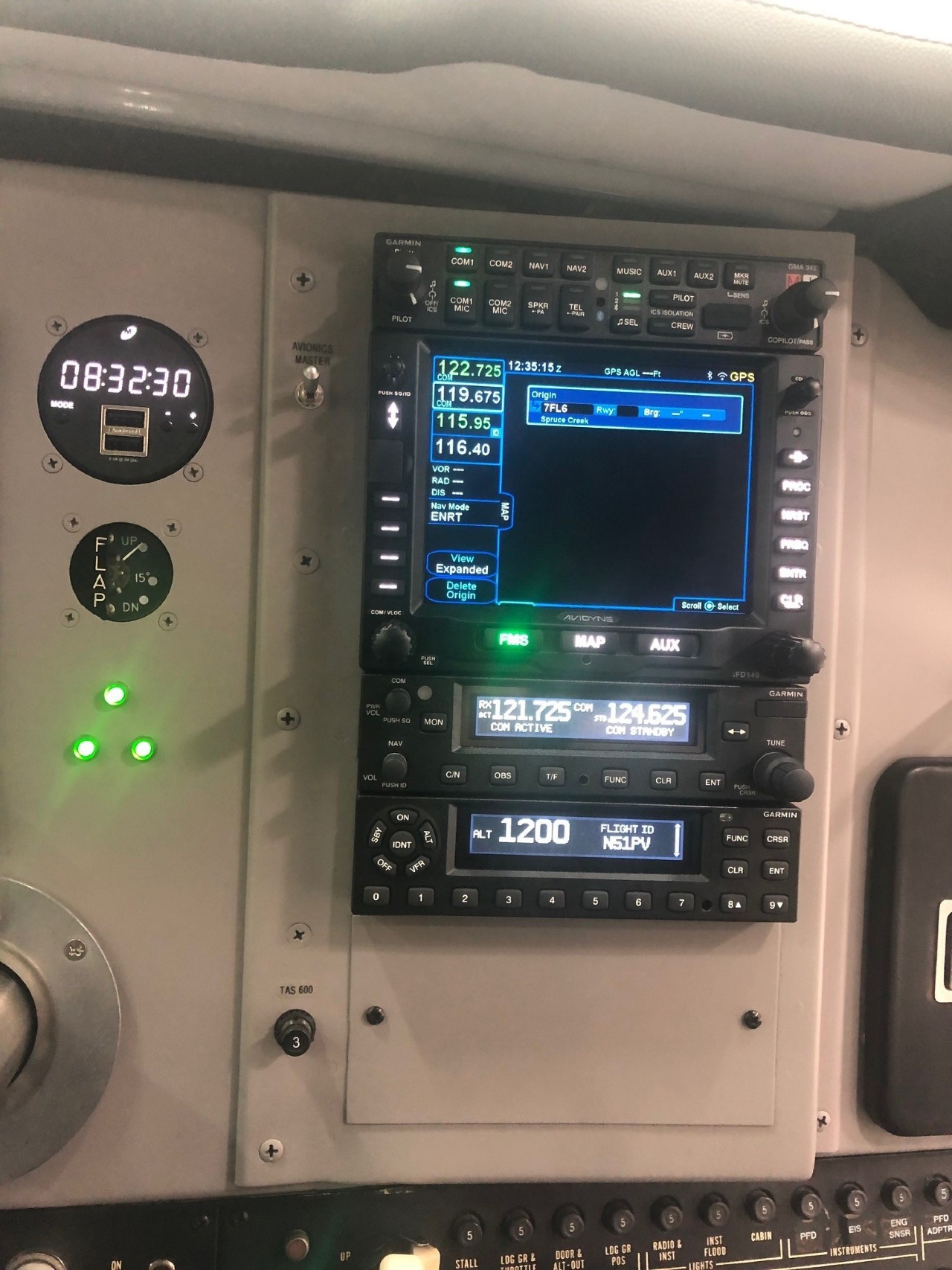 Remote Landing Gear Indicator Lights