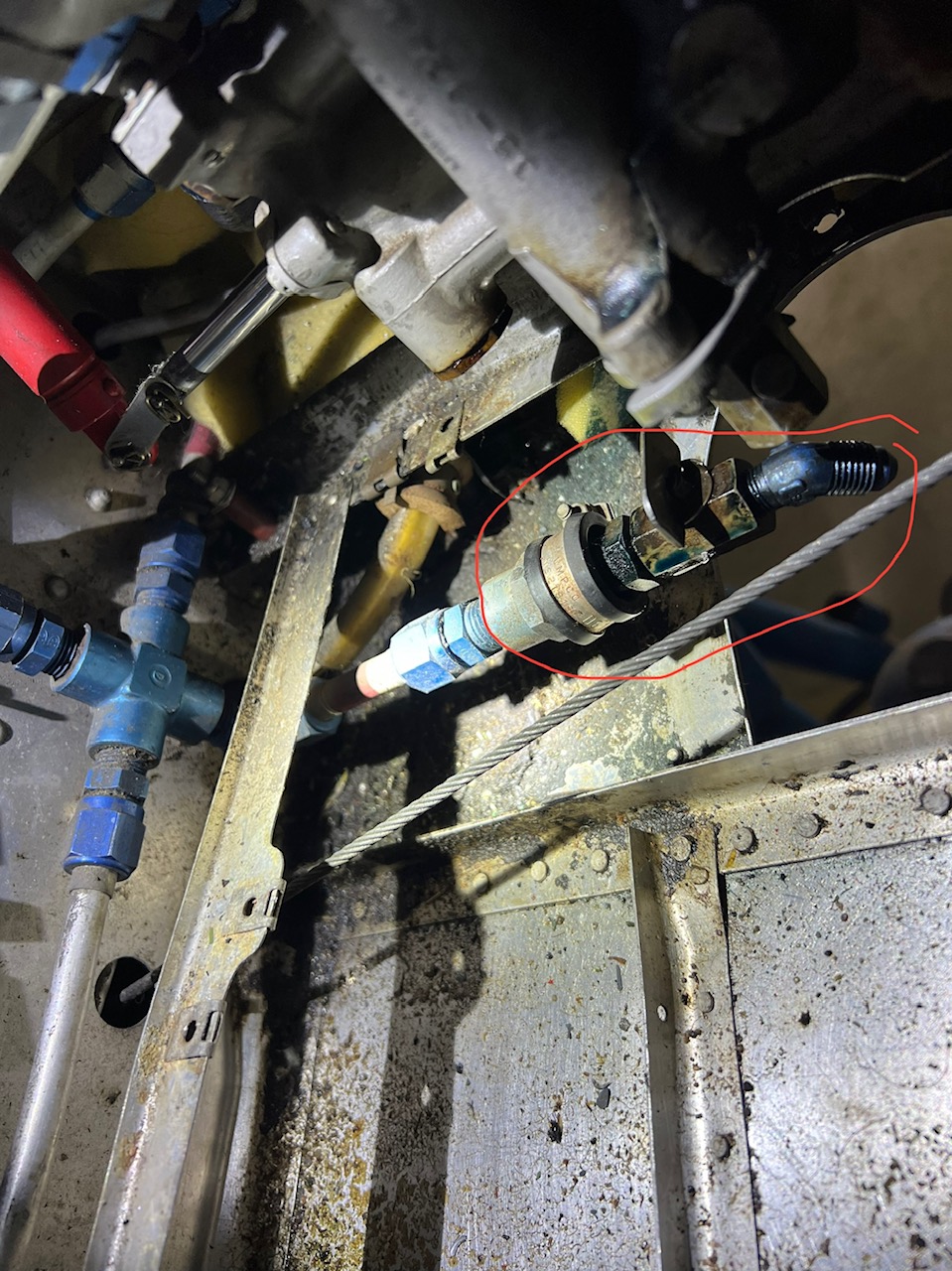 G35 fuel drain valve