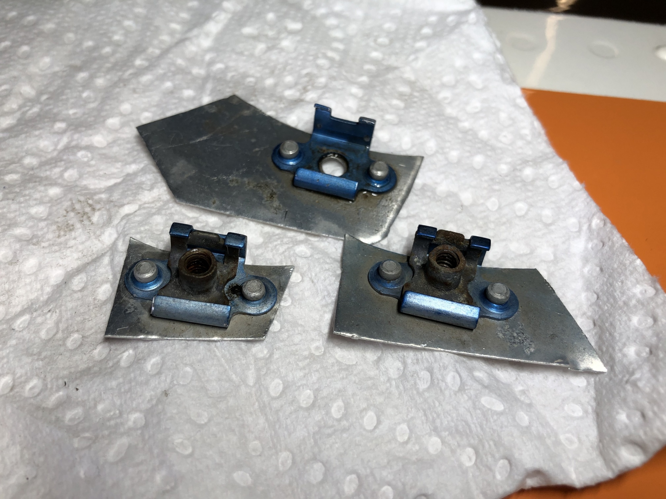 Inspection panel floating nut plate part numbers?